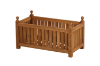 Picture of [FLOOR MODEL CLEARANCE] BALI Outdoor Solid Teak Double Flower Box (90x44x50cm)
