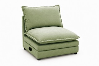 Picture of MELLOW Modular Sectional Sofa Range (Sage Green)  - Armless Chair