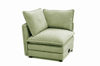 Picture of MELLOW Modular Sectional Sofa Range (Sage Green)  - Left Facing Armchair