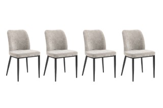 Picture of VELORA Dining Chair (Grey) - 4 Chairs in 1 Carton