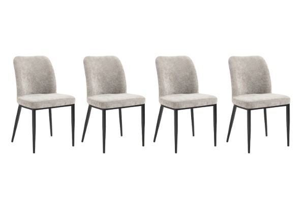 Picture of VELORA Dining Chair (Grey) - 4 Chairs in 1 Carton