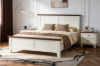Picture of CAROL Solid Acacia Wood Bed Frame in Super King Size