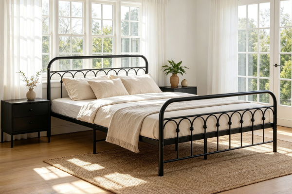 Picture of LIRA Metal Bed Frame in Double/Queen Size