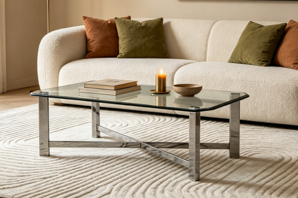 Picture of GLINT 127 Tempered Glass Top Coffee Table