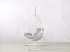 Picture of [FLOOR MODEL CLEARANCE] ALBURY Rattan Outdoor Hanging Egg Chair (White)