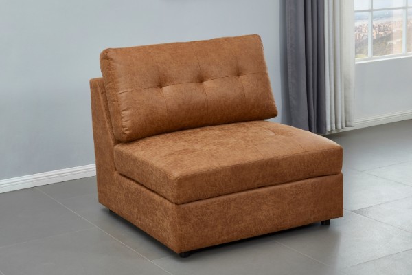 Picture of AUSTEN Fabric Modular Sectional Sofa Range (Brown Gold) - Armless