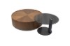 Picture of [FLOOR MODEL CLEARANCE] SKARA Genuine Walnut Veneer Round Nesting Coffee Table