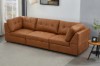 Picture of AUSTEN Fabric Modular Sectional Sofa Range (Brown Gold) - 3PC Combo Set (Armlessx1 + Arm Facing Leftx1 + Arm Facing Rightx1)