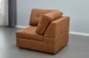 Picture of AUSTEN Fabric Modular Sectional Sofa Range (Brown Gold) - 5PC Big Combo Set (Armlessx2 + Arm Facing Leftx1 + Arm Facing Rightx1 + Ottomanx1)