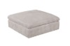 Picture of [FLOOR MODEL CLEARANCE] SUSSEX Memory Foam 4 Seater Extra Large Sofa with Ottoman (Light Grey)