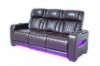 Picture of VOLT Air Leather Dual Motor Power Reclining Sofa Range (Brown) - 3RRC+2RRC+1R Sofa Set