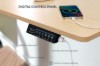 Picture of [FLOOR MODEL CLEARANCE] NEXUS 160 Electric Height-Adjustable Standing Desk With Cabinet Shelf & LED Display & USB Charging Port (Oak)