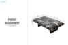 Picture of [FLOOR MODEL CLEARANCE] LUCIANO 140 Microcrystalline Stone Top Coffee Table (Dark)