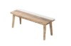 Picture of [FLOOR MODEL CLEARANCE] LEAMAN 1.2M Solid Acacia Wood Dining Bench