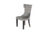 Picture of [FLOOR MODEL CLEARANCE]  JORDAN Tufted Winged Back Dining Chair (Grey)