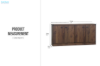 Picture of [FLOOR MODEL CLEARANCE]  BURNEI 4-Door Storage Cabinet/Sideboard