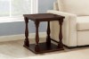 Picture of [FLOOR MODEL CLEARANCE]  CUCKOO Square Side Table Solid Wood Leg with Solid Wood Veneer