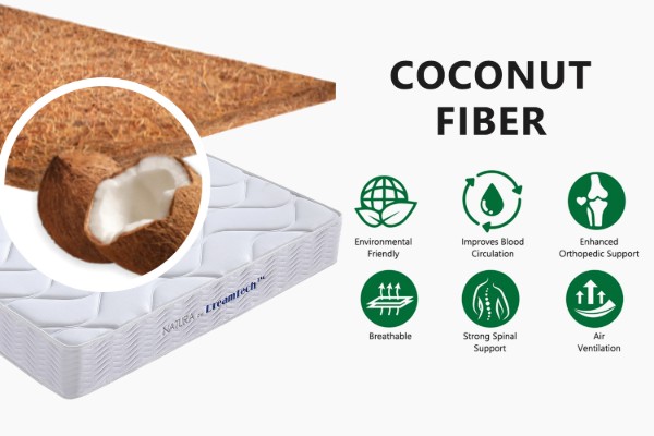 Picture of NATURA Super Firm Mattress with Coconut Fiber in Double Size