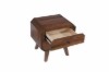 Picture of WALCOTT Solid Walnut Veneer Bedroom Combo Set in Queen Size - 6PC