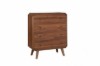Picture of WALCOTT Solid Walnut Veneer Bedroom Combo Set in Queen Size - 6PC