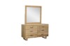 Picture of [FLOOR MODEL CLEARANCE]LYNWOOD 6-Drawer Solid Tasmanian Oak Dresser with Mirror