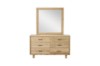 Picture of [FLOOR MODEL CLEARANCE]LYNWOOD 6-Drawer Solid Tasmanian Oak Dresser with Mirror