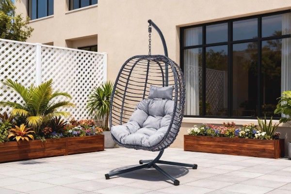 Picture of TUROSS Rattan Outdoor Hanging Egg Chair