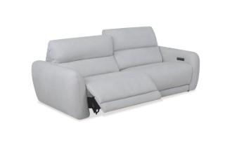 Picture of BENTON Dual Motor Power Recliner Sofa Range - 3 Seat with USB Type-C Ports (3R)