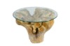 Picture of TAKARA D70/D85 Tempered Glass Top Handcrafted Teak Root Coffee Table