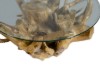Picture of TAKARA D90/D105 Tempered Glass Top Handcrafted Teak Root Coffee Table