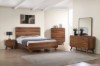Picture of WALCOTT 4PC/5PC/6PC Solid Walnut Veneer Bedroom Combo Set in Queen Size