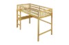 Picture of LYDIA Solid Wood Single Loft Bed Frame with Desk