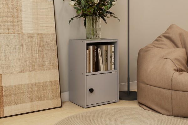 Picture of KOMI 1-Shelf 1-Door Cabinet/Side Table/Bedside Table