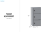 Picture of KOMI 3-Door Cabinet