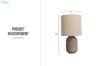 Picture of BELL192 Ceramic Table Lamp
