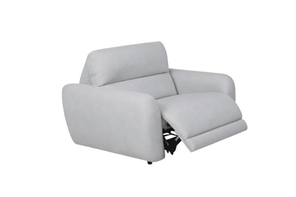 Picture of BENTON Dual Motor Power Recliner Sofa Range - 1 Seat with USB Type-C Ports (1R)
