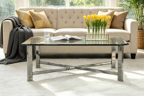 Picture of GLINT 127 Tempered Glass Top Coffee Table