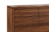 Picture of WALNOVA 6-Drawer Solid Walnut Veneer Dresser With Mirror