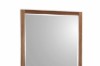 Picture of WALNOVA 6-Drawer Solid Walnut Veneer Dresser With Mirror