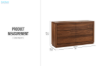 Picture of WALNOVA 6-Drawer Genuine Walnut Veneer Dresser