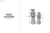 Picture of 650-062 H39 & H46 Terracotta Vase Set