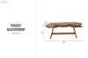 Picture of ROOTRA Solid Teak Wood Bench