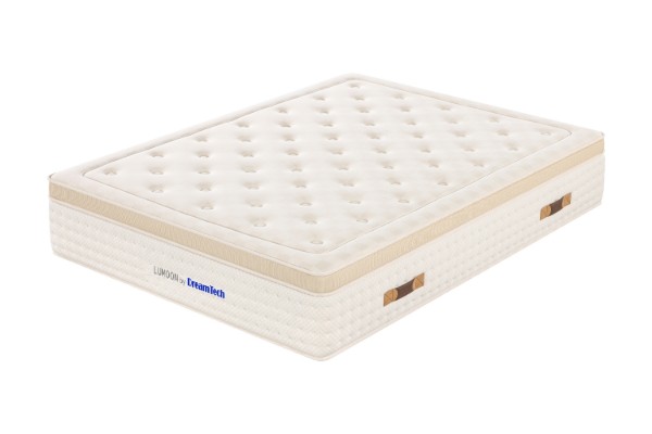 Picture of LUMOON Euro‑Top Pocket Spring & Gel Memory Foam Thick Mattresses with Tencel‑Blend Knit Fabric - Queen Size