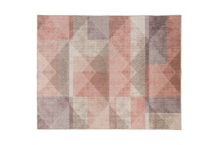 Picture of 398-013 ELEMENT Brilliant Rug (Pink Geometric Print) - 230x160cm