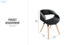 Picture of MARIS Dining Chair (Dark) - Each