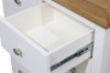 Picture of [FLOOR MODEL CLEARANCE]NOTTINGHAM 5-Drawer Solid Oak Tallboy (White)