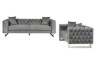 Picture of [FLOOR MODEL CLEARANCE] ASTRA Velvet 3 Seater Sofa (Grey)