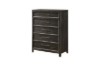 Picture of MONTEREY Solid Mindi Wood Veneer 5-Drawer Tallboy