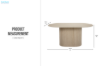 Picture of BELORA L160 Sintered Stone Top Dining Table