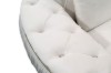 Picture of [FLOOR MODEL CLEARANCE] PIEDMONT Chesterfield 1 Seater Velvet Sofa/Armchair (Beige)